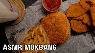 ASMR LOADED DOUBLE CHEESEBURGER  CHICKEN FINGERS  WORLDS BEST FRIES MUKBANG EATING SOUNDS [upl. by Darnall588]