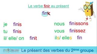 Le présent des verbes du deuxième groupe  تعلم اللغة الفرنسية [upl. by Ammamaria]