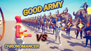 Chronomancer VS Good Army Totally Accurate Battle Simulator TABS Gaming [upl. by Alliscirp400]