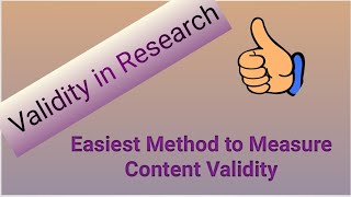 validity in psychological testing  definition and types  content validity [upl. by Saito]