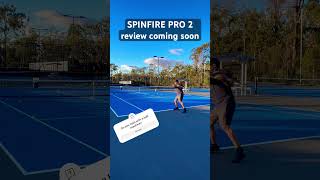 Spinfire Pro 2 Ball Machine Review…Coming Soon tennislife ballmachine tennis tennistime [upl. by Leshia]