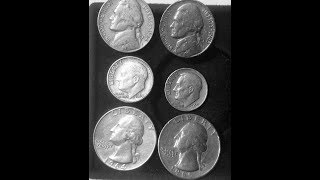 1964 amp 1965 Nickel Dime amp Quarter  The Change From Silver to Copper Nickel Clad [upl. by Faustus210]