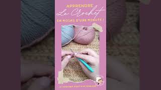 UNE MAILLE SERREE AU CROCHET EN  DUNE MINUTE TUTO FACILE [upl. by Dov]