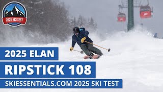 2025 Elan Ripstick 108  SkiEssentialscom Ski Test Review [upl. by Elkcim]