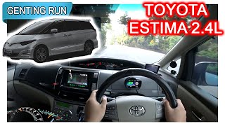 Part 22  Toyota Estima 24L XR50  Malaysia POV Genting Run 冲上云霄 CC Subtitle [upl. by Ahsercal703]