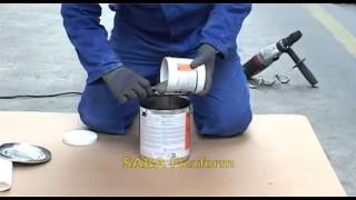 SABA sealants  Repairing concrete with SABA Flexform English [upl. by Jean]