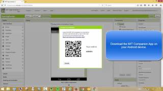 Running your app  MIT App Inventor [upl. by Georges]