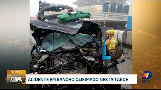 Grave acidente em Rancho Queimado na tarde desta sextafeira [upl. by Jarietta]