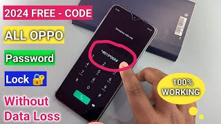 2024 FREE  All Oppo Reset Password How to fix forgot lockscreen Password Any Oppo Phone [upl. by Sidon550]