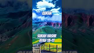 quranurdutranslation surahhashr ayah1317 jannatulfirdaus islamicvideo shorts viral youtube [upl. by Neeham]