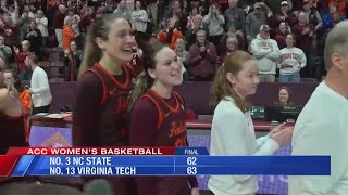 WBB No 3 NC State at No 13 Virginia Tech [upl. by Ecirtram]