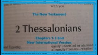 The Book of 2 Thessalonians chapter 13 End The New Testament New International Version [upl. by Eladnek579]