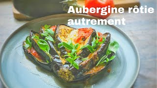 Recette Express Aubergine à la Tomate Mozzarella en éventail [upl. by Atinit]