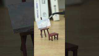 How to Make a Mini Easel  DIY Tutorial shorts miniature handmade [upl. by Bellanca5]