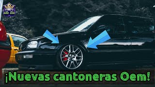 ¡Nuevas cantoneras europeas  Golf Mk3 Euro Style [upl. by Ettelrats991]