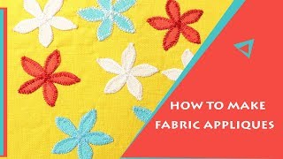 Class 65 How to make Applique using double sided fusing [upl. by Ogg]