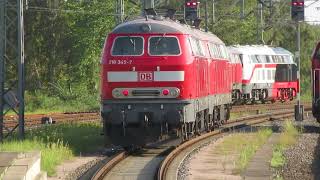 Ein wenig 218 Getummel in unterschiedlichen Farbkleidern in Itzehoe und einige Heulsusen 245 [upl. by Bonita]