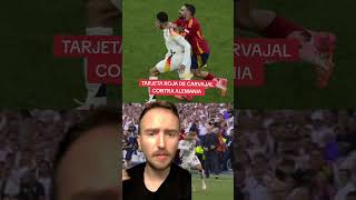 Tarjeta Roja de Carvajal contra Alemania carvajal tarjetaroja falta musiala eurocopa [upl. by Rattray]