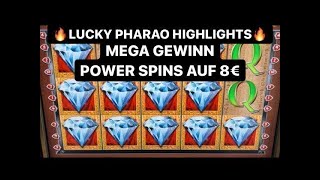 Diamant Jackpot 💎 LUCKY PHARAO auf 8€ POWER SPINS Merkur Magie Casino Spielothek Spielhalle slots [upl. by New29]