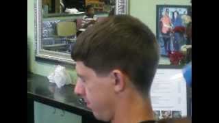 Scissors Clipper Taper Temp Mens Haircut Pt 2 of 2 [upl. by Nere]