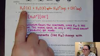 AP Chem U8 Autoionization of Water and pH Scale [upl. by Ruyam792]