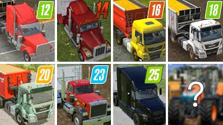 Fs12 Vs Fs14 Vs Fs16 Vs Fs18 Vs Fs20 Vs Fs23 Vs Fs25  Transport Truck Use  Timelapse [upl. by Nabatse]