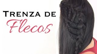 Peinado con trenza de flecos [upl. by Isaacson996]