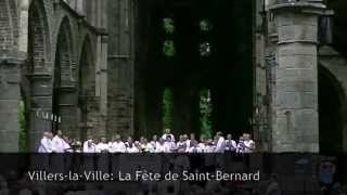 Fête de la Saint Bernard dans les ruines de lAbbaye de VillerslaVille [upl. by Adnilev353]