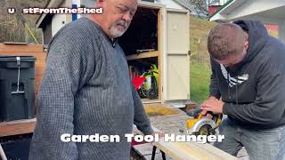 Just From The Shed 68 Master Carpenter Garden Tool Hangers [upl. by Frazier214]