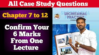 SP Case Study Questions  Part 2  Secretarial Practice  Class 12th Class12thCommerce [upl. by Tija]