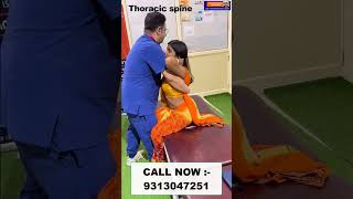 Thoracic spine  Chiropractic treatment in Delhi  Dr Varun  Call  9313047251 dwarka doctor [upl. by Fidelis]