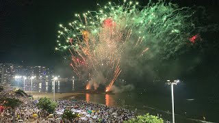 RÃ©veillon Guarapari 2022 na Praia do Morro Lindo demais Feliz 2022 15 minutos de fogos [upl. by Ardis]