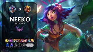 Neeko Mid vs Brand  EUW Master Patch 1324 [upl. by Harutak159]