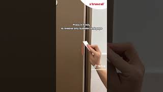 Repair my cracked door using xtraseal Wooden Filler xtraseal diy xtrasealmagic woodfiller fyp [upl. by Lurette778]