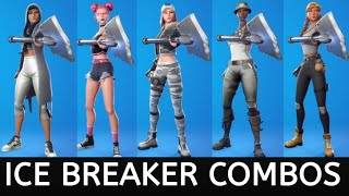 The Best TRYHARD Ice Breaker Pickaxe Combos In Fortnite [upl. by Kirsteni]