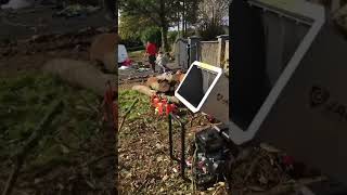 Jansen GTS1500E wood chipper demo [upl. by Dennison]