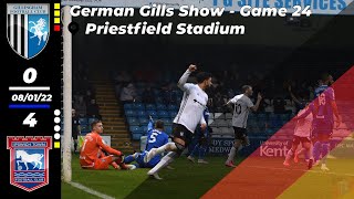 Gillingham vs Ipswich Town  German Gills Show  08012022  Highlights [upl. by Rhyne609]