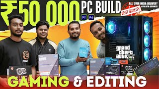 50000RS PC Build Best For Gaming amp Editing yajathservices [upl. by Aisanat]