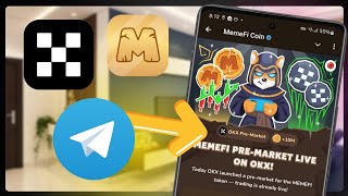 How to Connect MEMEFI to OKX Wallet [upl. by Tomchay]