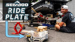 How to replace a SeaDoo ride plate 20102015 [upl. by Rabi]