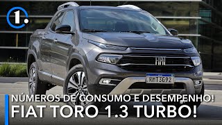 Teste Nova Fiat Toro Volcano 13 turbo 2022 Consumo desempenho e detalhes  Motor1com [upl. by Staci]