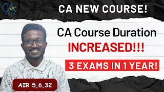 CA New Course Explained  Eligibility Pattern Industrial Training CA Inter Sep24 attempt [upl. by Erdnaet]