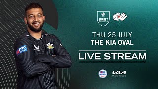 ⚪ LIVE  Surrey vs Yorkshire Metro Bank One Day Cup [upl. by Rillings]