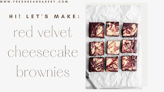 Red Velvet Cheesecake Brownies [upl. by Miharba420]