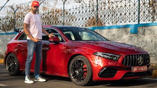 Mercedes A45 AMG Facelift  Insane Performance Crazy Handling Super Stiff  Faisal Khan [upl. by Asseniv]