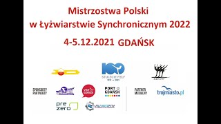 Mistrzostwa Polski w Łyżwiarstwie Synchronicznym 2022  Dzień II [upl. by Irrem]