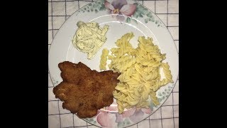 Schnitzel mit Nudel RezeptSnicle sa makaronama recept [upl. by Suiravaj]