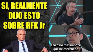 El quotprogre mas inteligentequot Sam Harris dio el PEOR argumento JAMAS sobre RFK Jr [upl. by Opportina834]