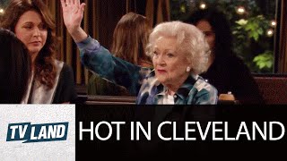 Betty White Slaps Herself  Bloopers Part 3  Hot in Cleveland  TV Land [upl. by Renckens]