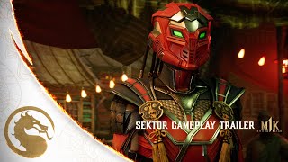 Mortal Kombat 1 Khaos Reigns – Official Sektor Gameplay Trailer [upl. by Eirol982]